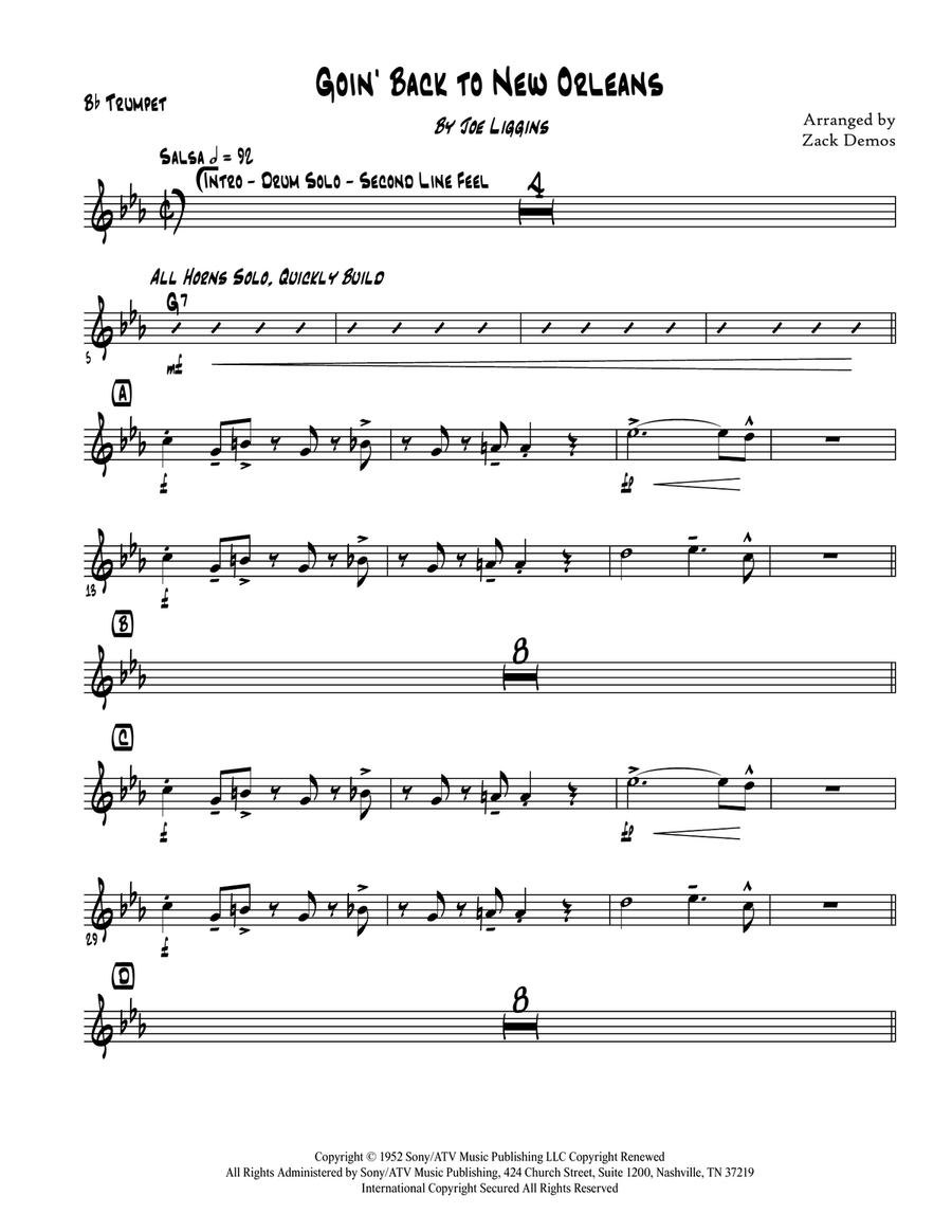 Going Back To New Orleans Large Ensemble scores gallery preview page 5