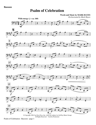 Psalm of Celebration - Bassoon