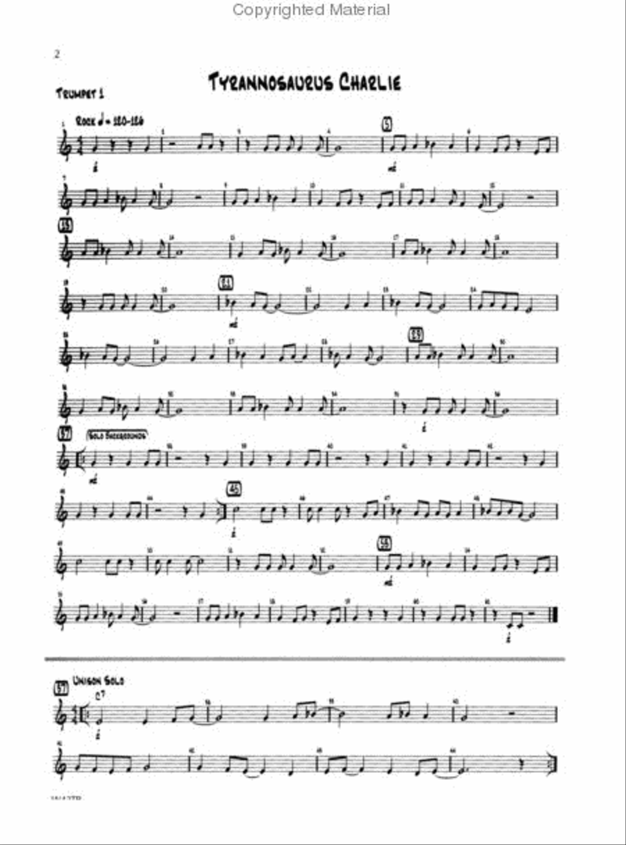 Standard of Excellence First Jazz Performance-Trumpet 1&2 Concert Band scores gallery preview page 2