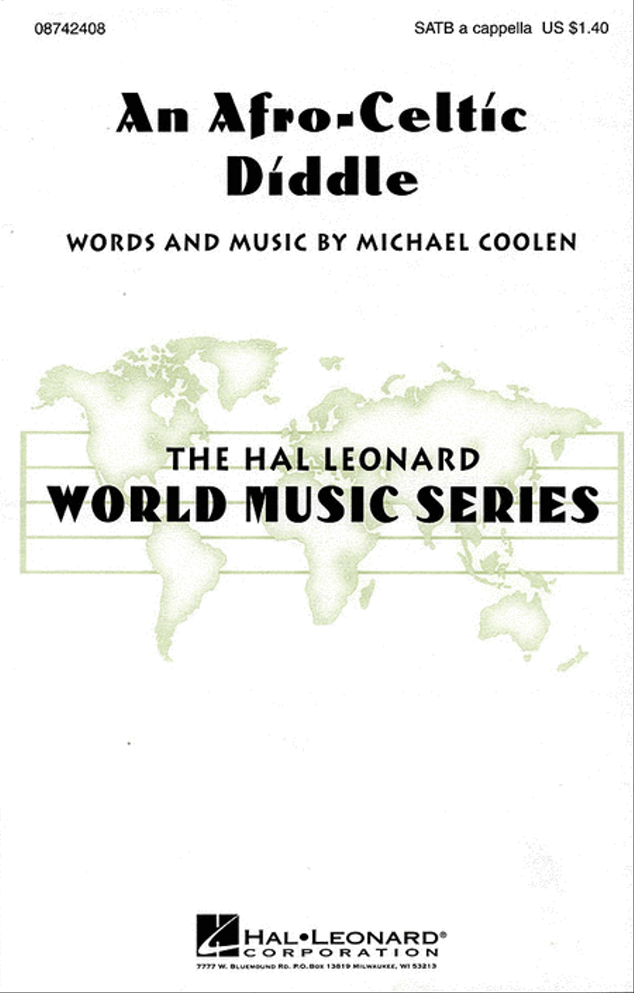 An Afro-Celtic Diddle 4-Part scores gallery preview page 1