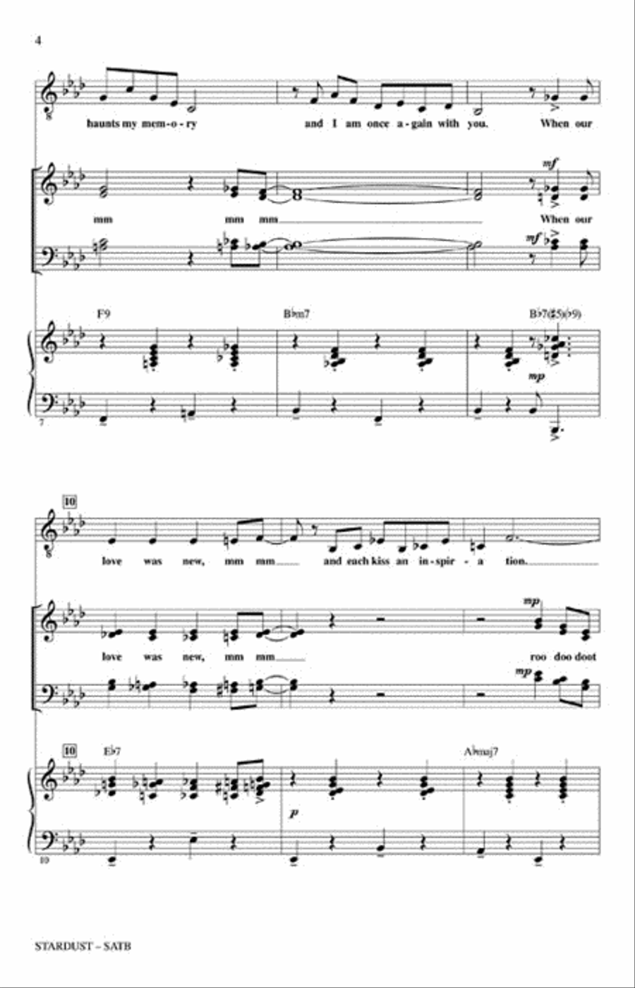 Stardust 4-Part scores gallery preview page 3