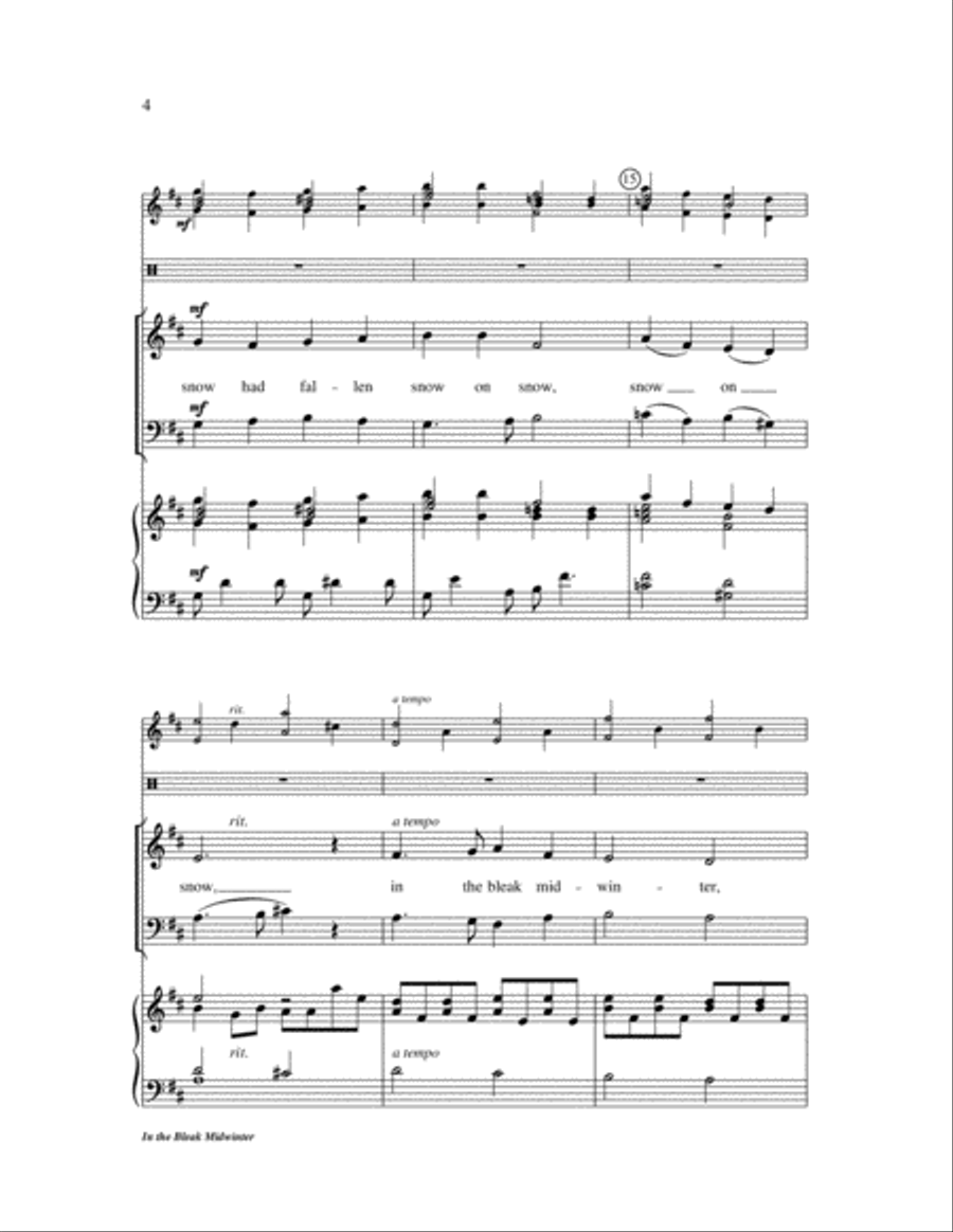 In the Bleak Midwinter In the Bleak Midwinter 2-Part scores gallery preview page 4