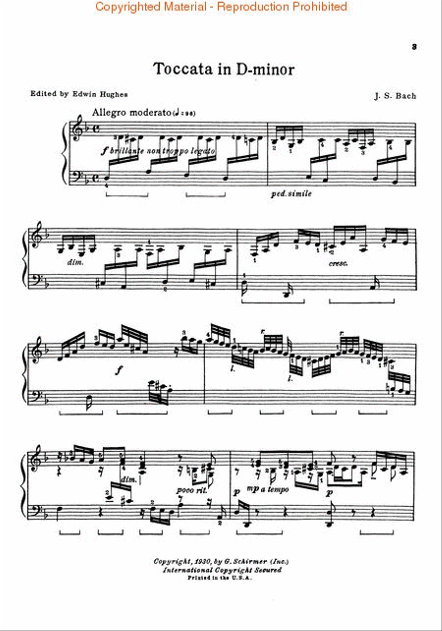 Toccatas Piano Solo scores gallery preview page 2