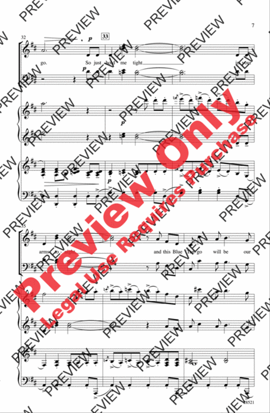 Blue Tango Blue Tango 4-Part scores gallery preview page 7
