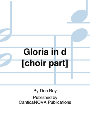 Gloria in d [choir part]