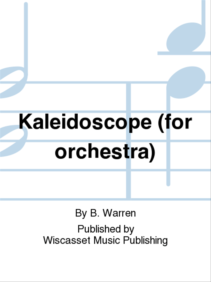Kaleidoscope (for orchestra) Orchestra scores gallery preview page 1