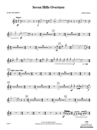 Seven Hills Overture: 1st B-flat Trumpet