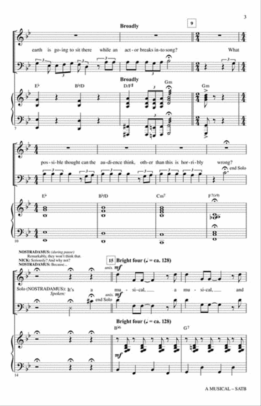 A Musical 4-Part scores gallery preview page 3