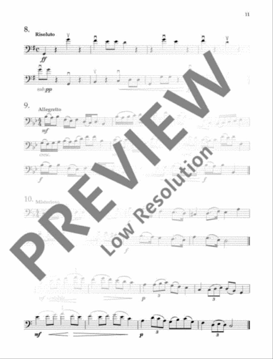 Cello Sight-Reading 2 Cello scores gallery preview page 12