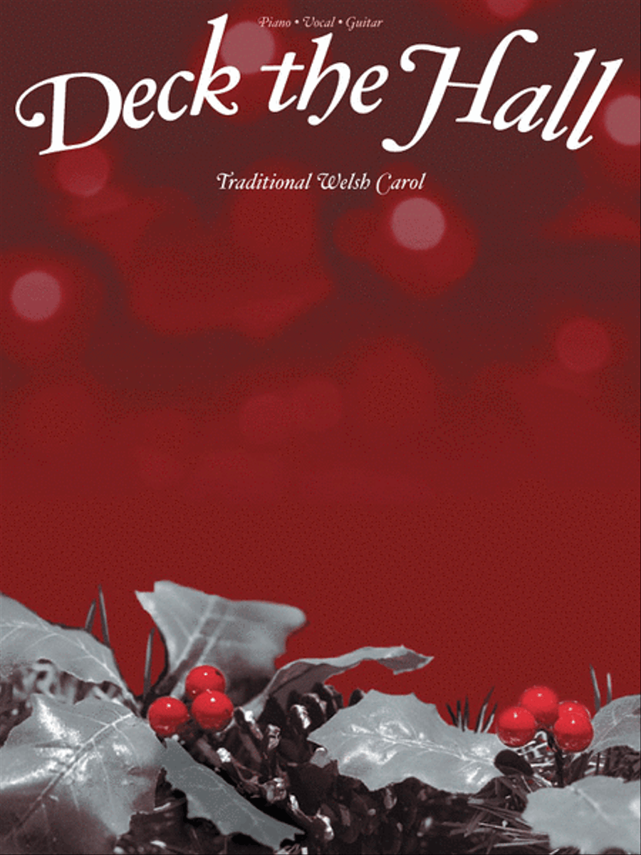 Deck the Hall Piano, Vocal, Guitar scores gallery preview page 1