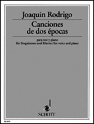 Book cover for Canciones De Dos Epocas Voice/pf