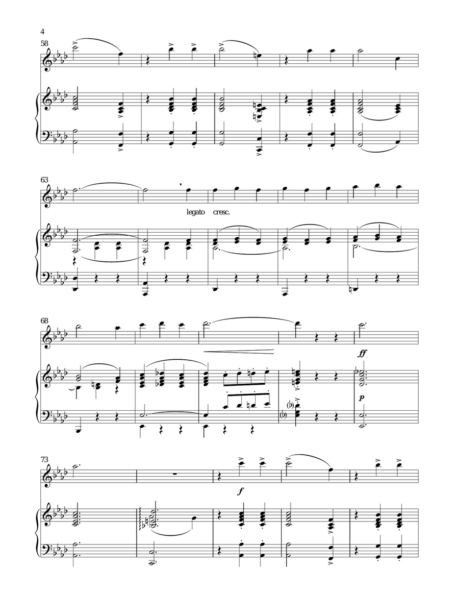 My Favorite Things (from The Sound of Music) Flute Solo scores gallery preview page 4
