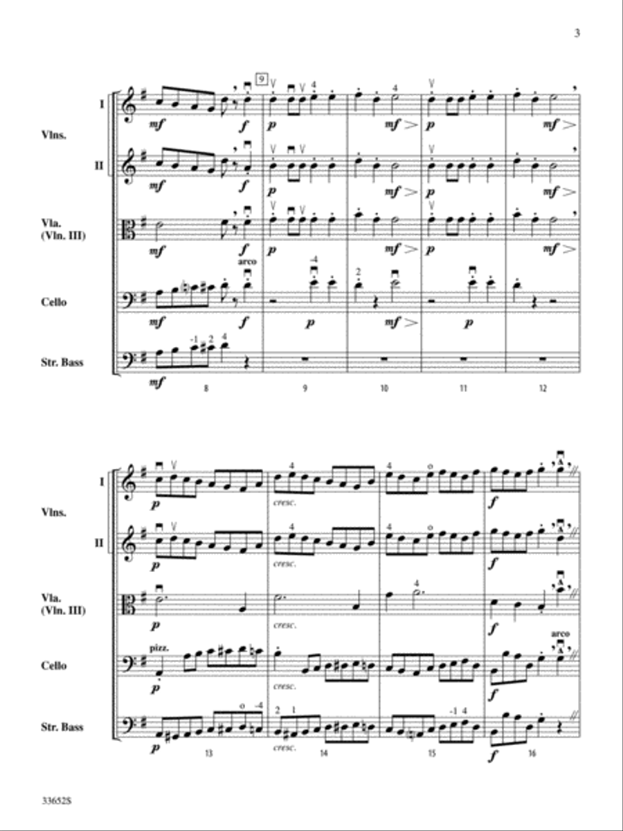 March from The Nutcracker String Orchestra scores gallery preview page 3