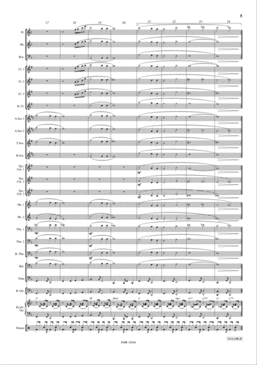Quand Il Est Mort Le Poete Quand Il Est Mort Le Poete Concert Band scores gallery preview page 6