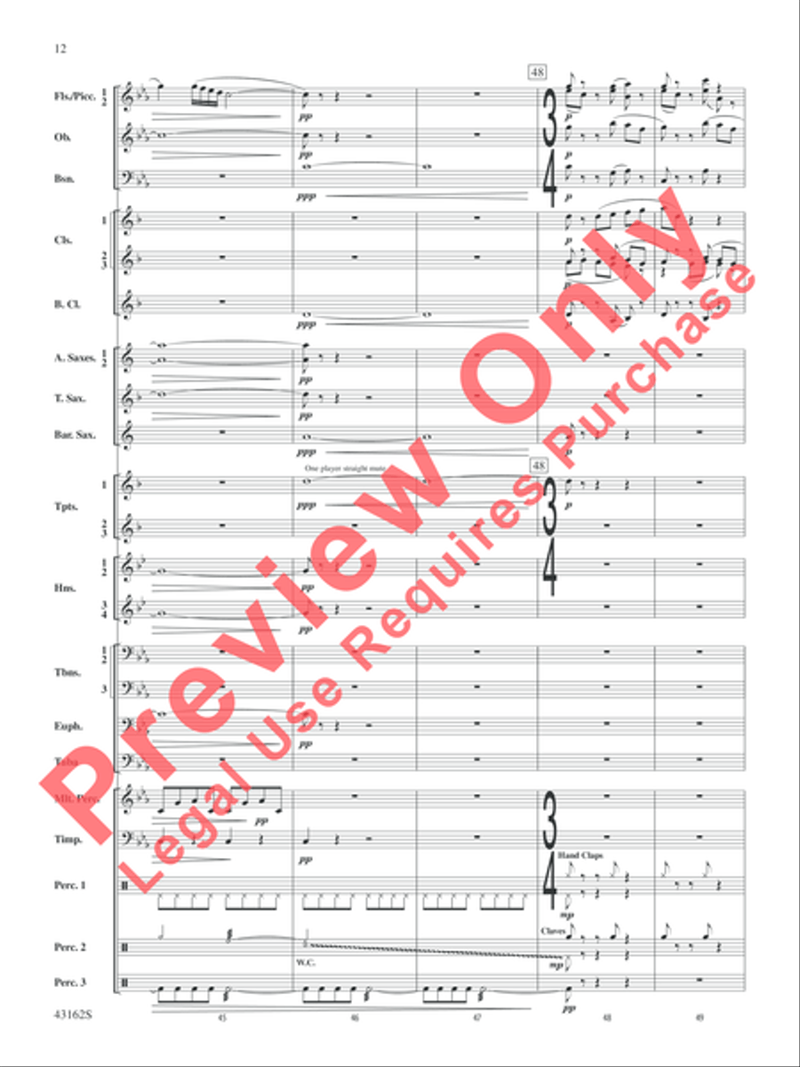 Appalachian Dreams Concert Band scores gallery preview page 13