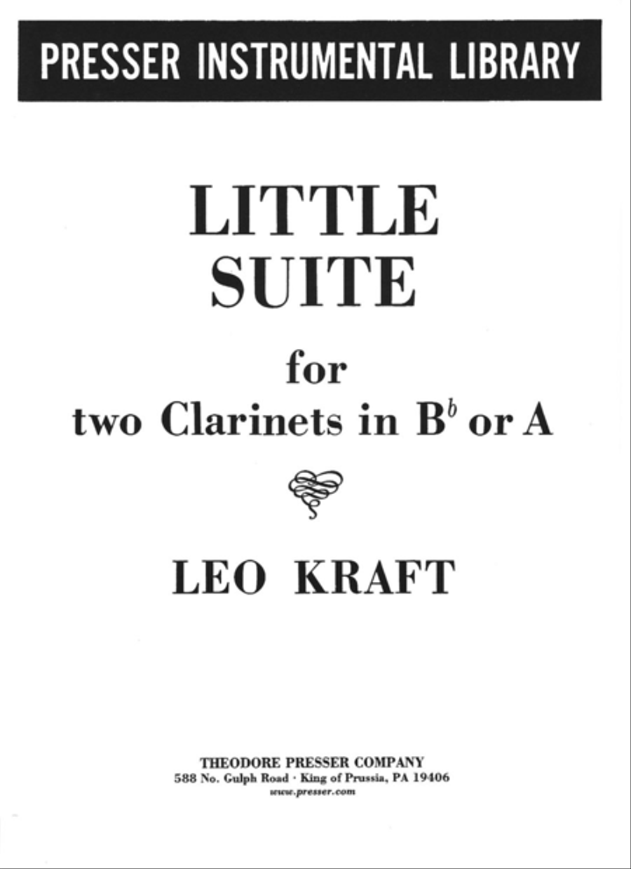 Little Suite Chamber Music scores gallery preview page 1