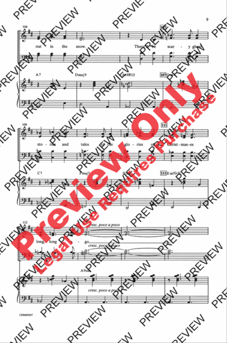 It's the Most Wonderful Time of the Year 4-Part scores gallery preview page 9