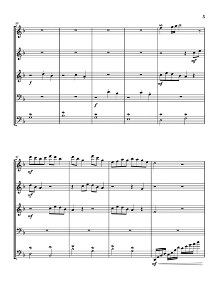 Wind Quintet in D minor op. 1 no. 4 image number null