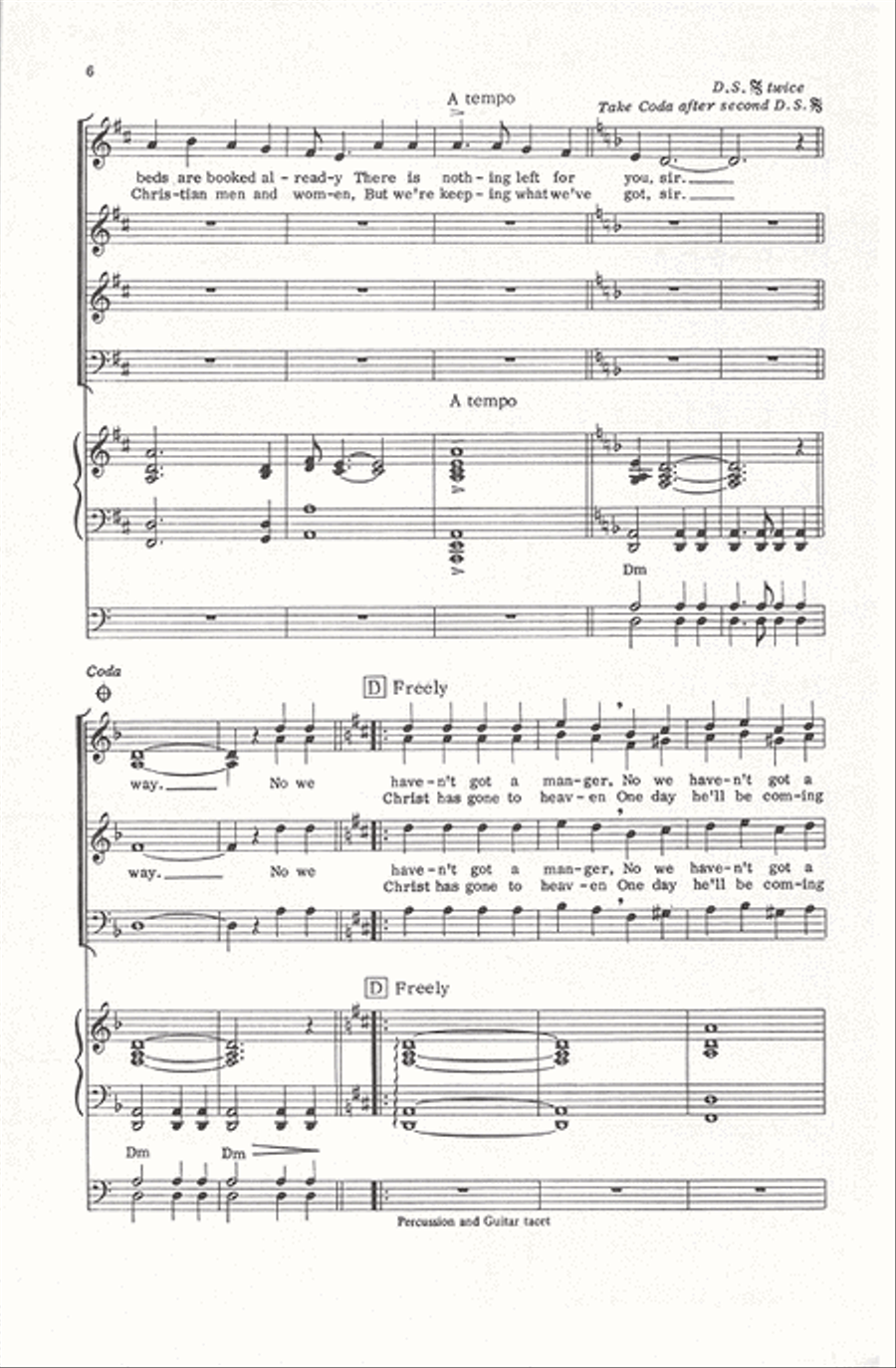 Standing in the Rain Standing in the Rain Divisi scores gallery preview page 5