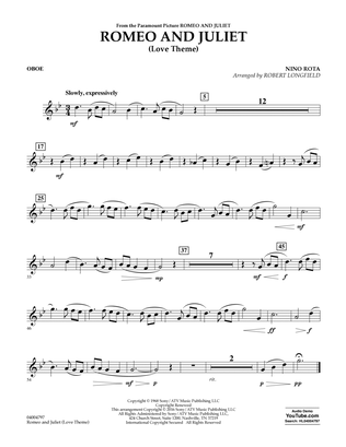 Book cover for Romeo and Juliet (Love Theme) - Oboe