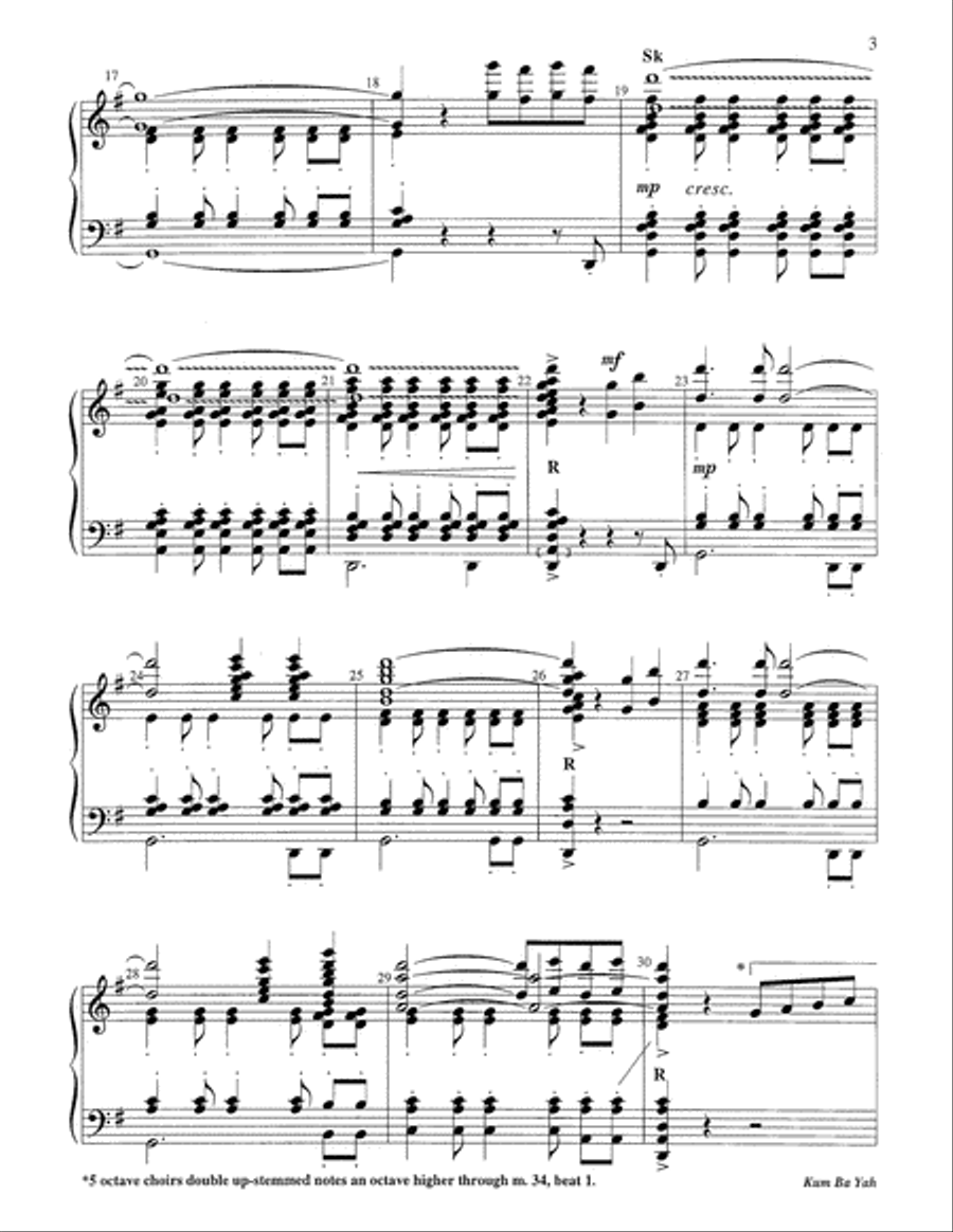 Kum Ba Yah 5-Octaves scores gallery preview page 10