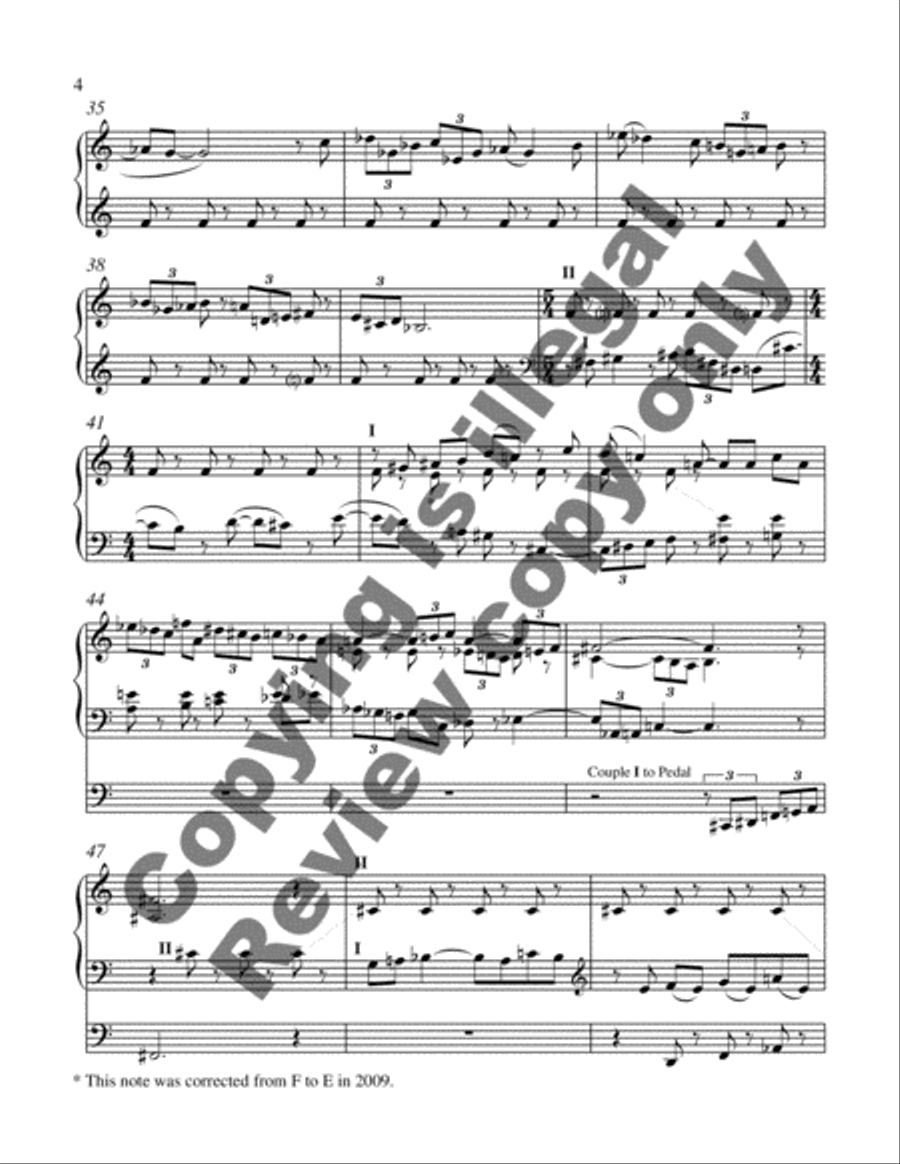 Elegy Organ scores gallery preview page 4