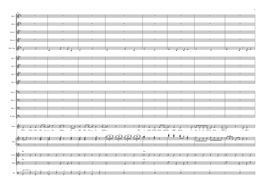 Upside Down Jazz Ensemble scores gallery preview page 5