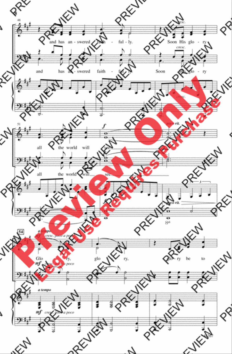 Now My Spirit Sings 4-Part scores gallery preview page 8