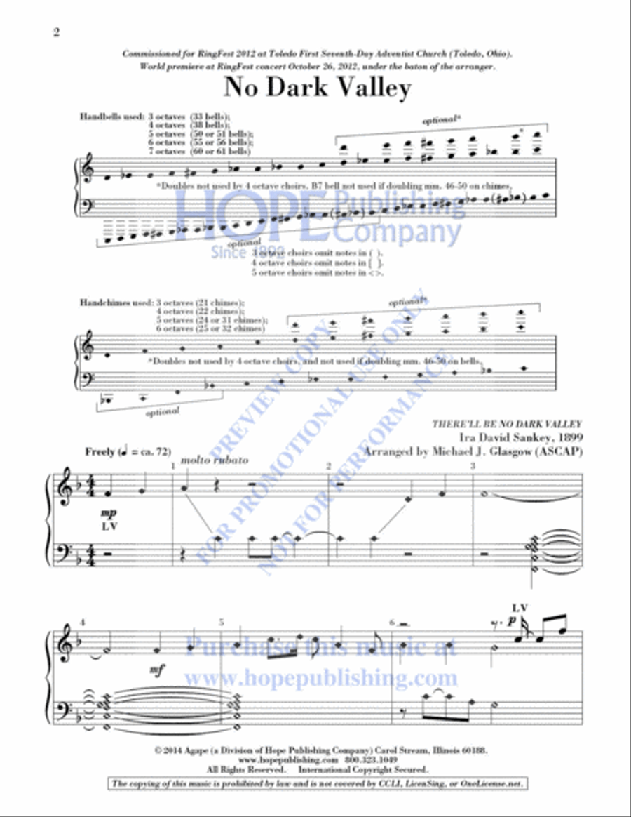 No Dark Valley 5-Octaves scores gallery preview page 3