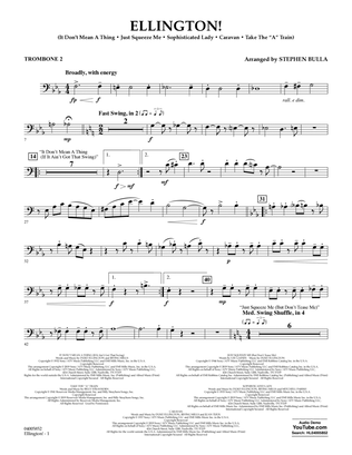 Ellington! (arr. Stephen Bulla) - Trombone 2