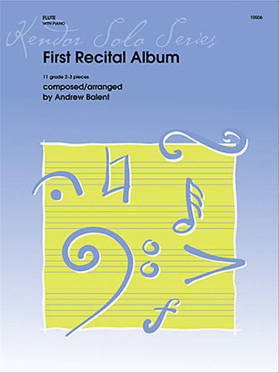 First Recital Album Flute Solo scores gallery preview page 1