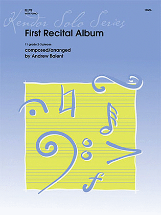 Book cover for First Recital Album