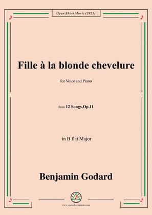 B. Godard-Fille à la blonde chevelure,in B flat Major