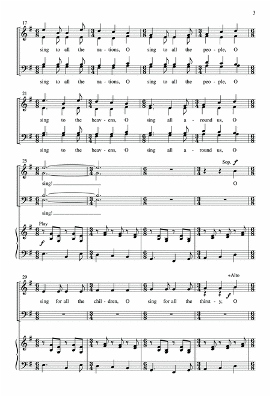 O Sing 4-Part scores gallery preview page 3
