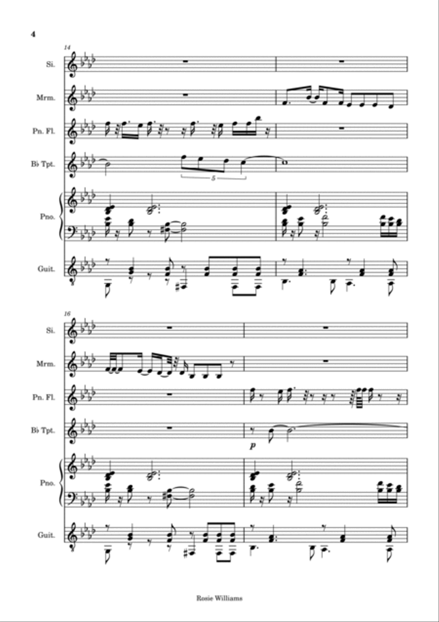 Summertime Jazz Ensemble scores gallery preview page 5
