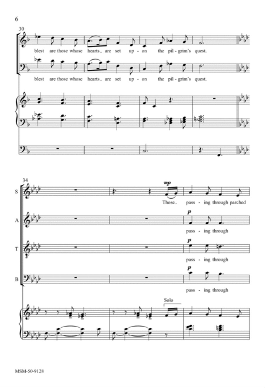 How Lovely Is Your Dwelling-place 4-Part scores gallery preview page 6