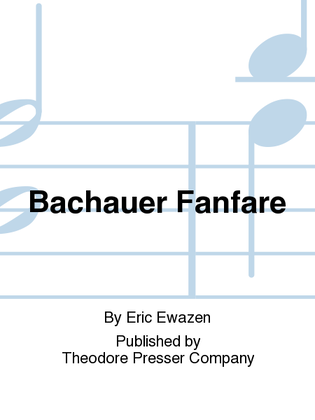 Book cover for Bachauer Fanfare