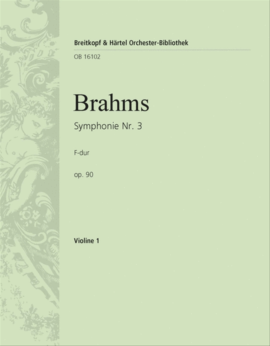 Symphony No. 3 in F major Op. 90 Orchestra scores gallery preview page 1