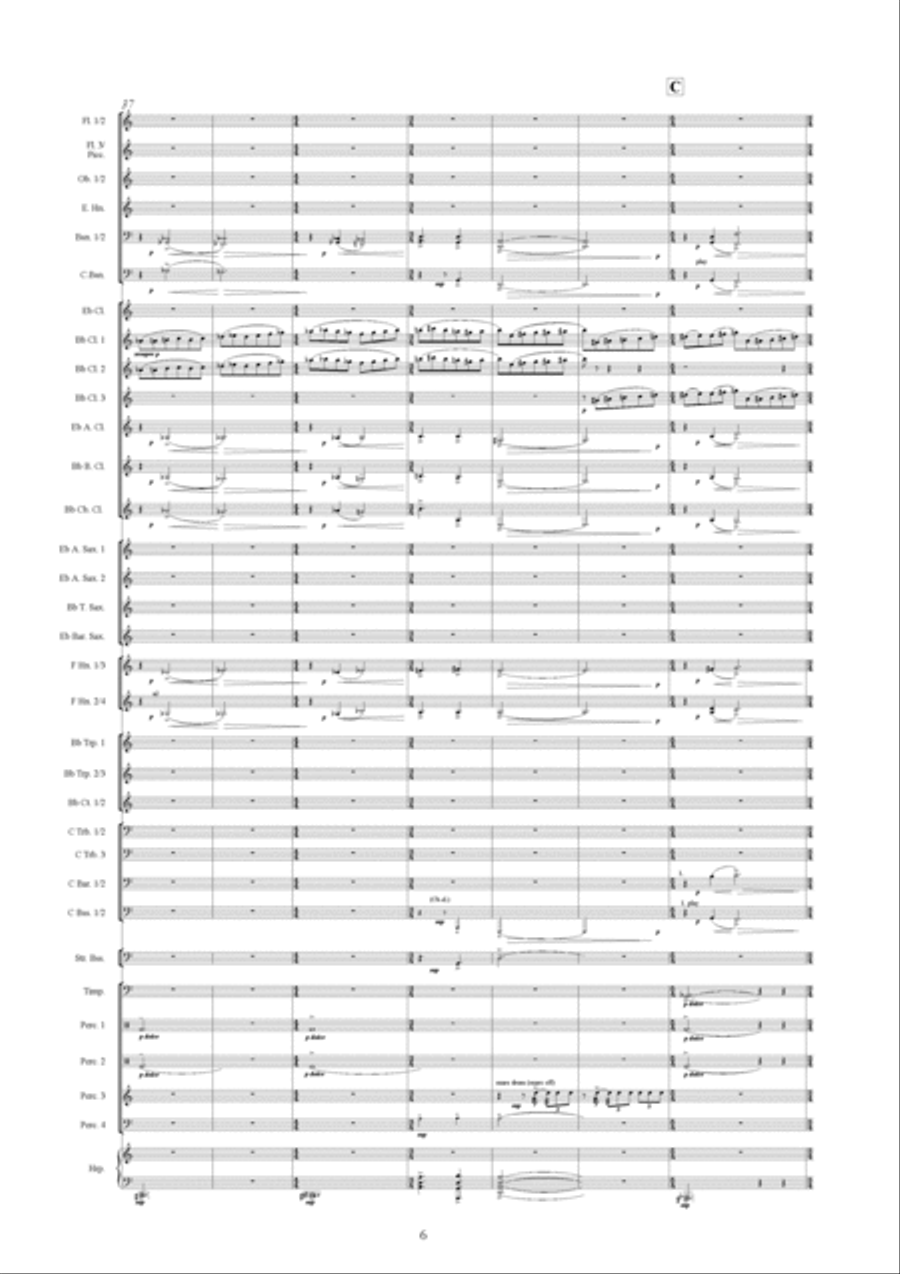 Symphonic Variations Concert Band scores gallery preview page 7