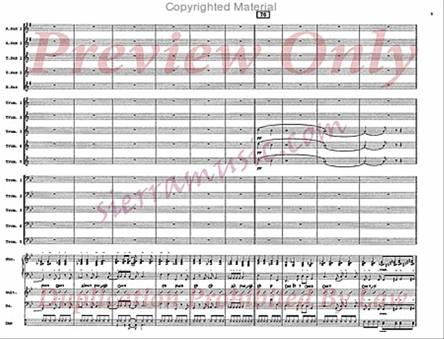 Every Summer Night Big Band scores gallery preview page 10