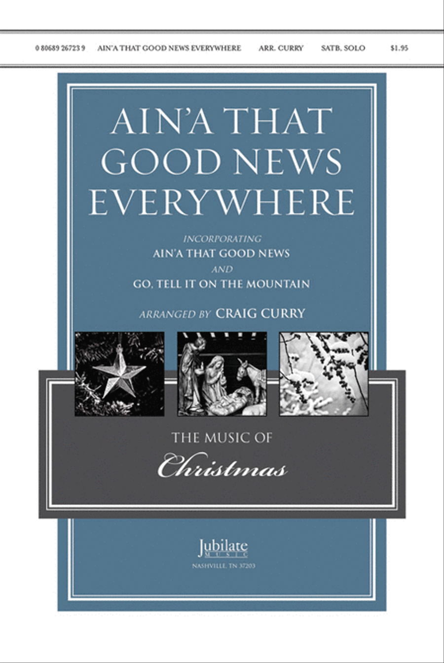 Ain'a That Good News Everywhere 4-Part scores gallery preview page 1