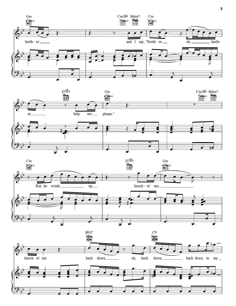 A Change Is Gonna Come Acoustic Guitar scores gallery preview page 3