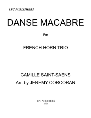 Book cover for Danse Macabre for Three French Horns