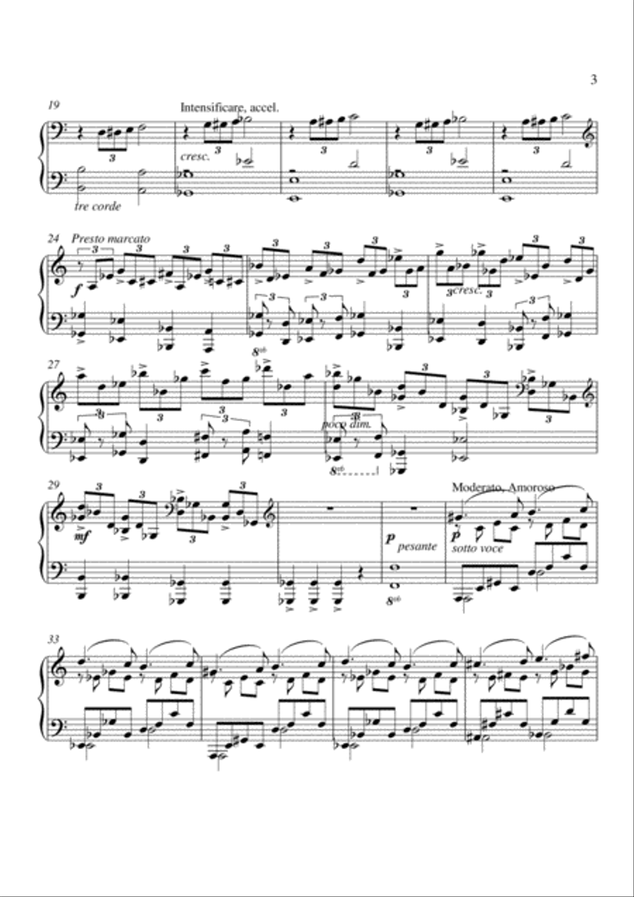 Dreams of a Somnambulist Piano Solo scores gallery preview page 4