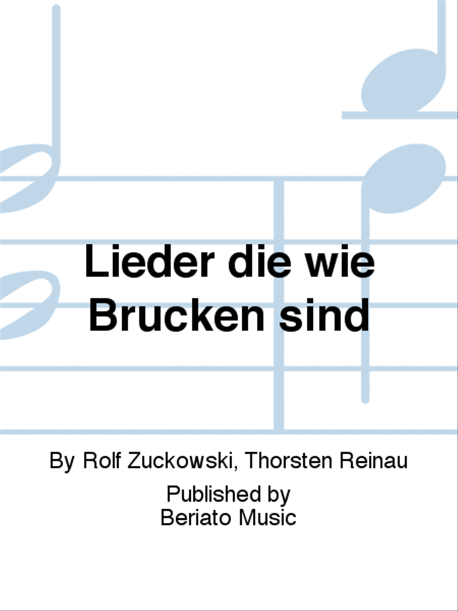Lieder die wie Brücken sind Concert Band scores gallery preview page 1