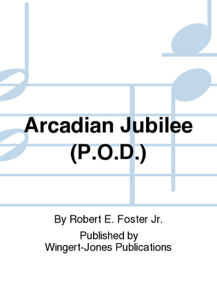 Book cover for Arcadian Jubilee - Full Score