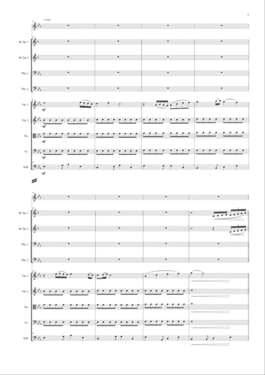 Il Cielo In Una Stanza Large Ensemble scores gallery preview page 6