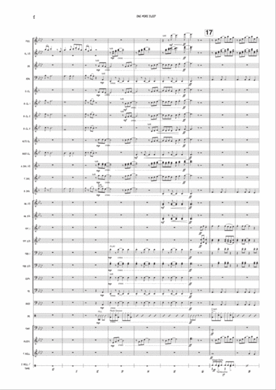 One More Sleep Concert Band scores gallery preview page 2
