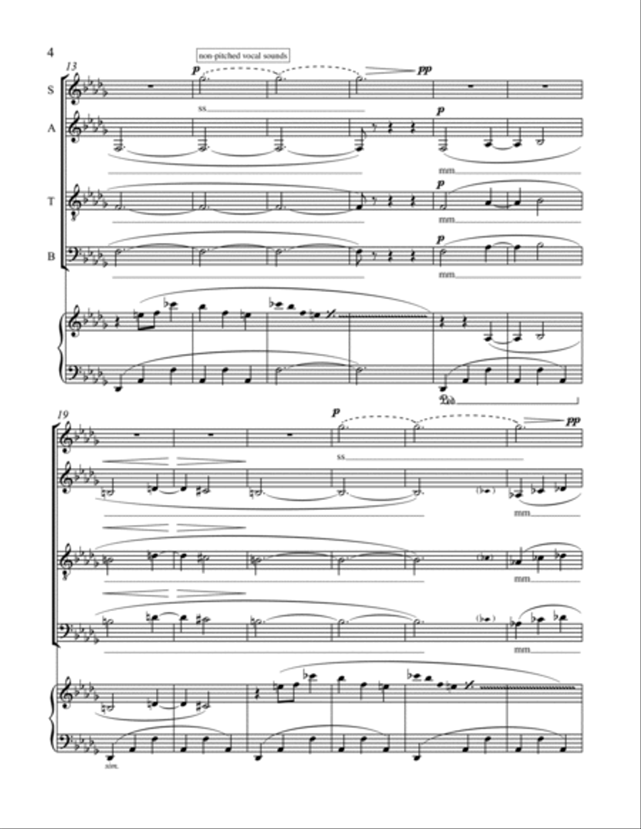 Harlem Night Song from Harlem Songs 4-Part scores gallery preview page 4