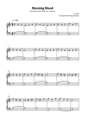 Morning Mood (easy piano - beginner to intermediate level 1)